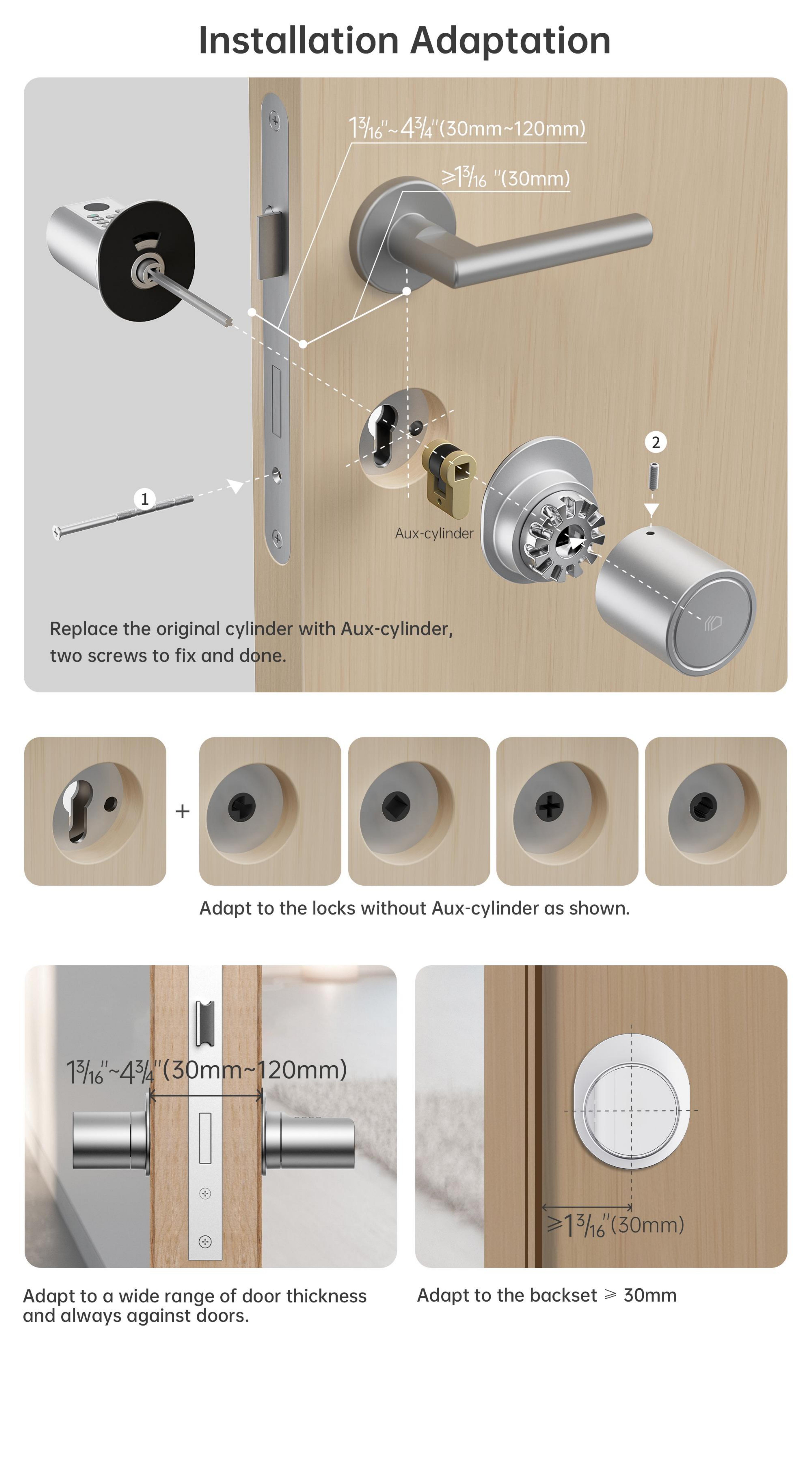 One Step to Lock - Reverse rotating to lock