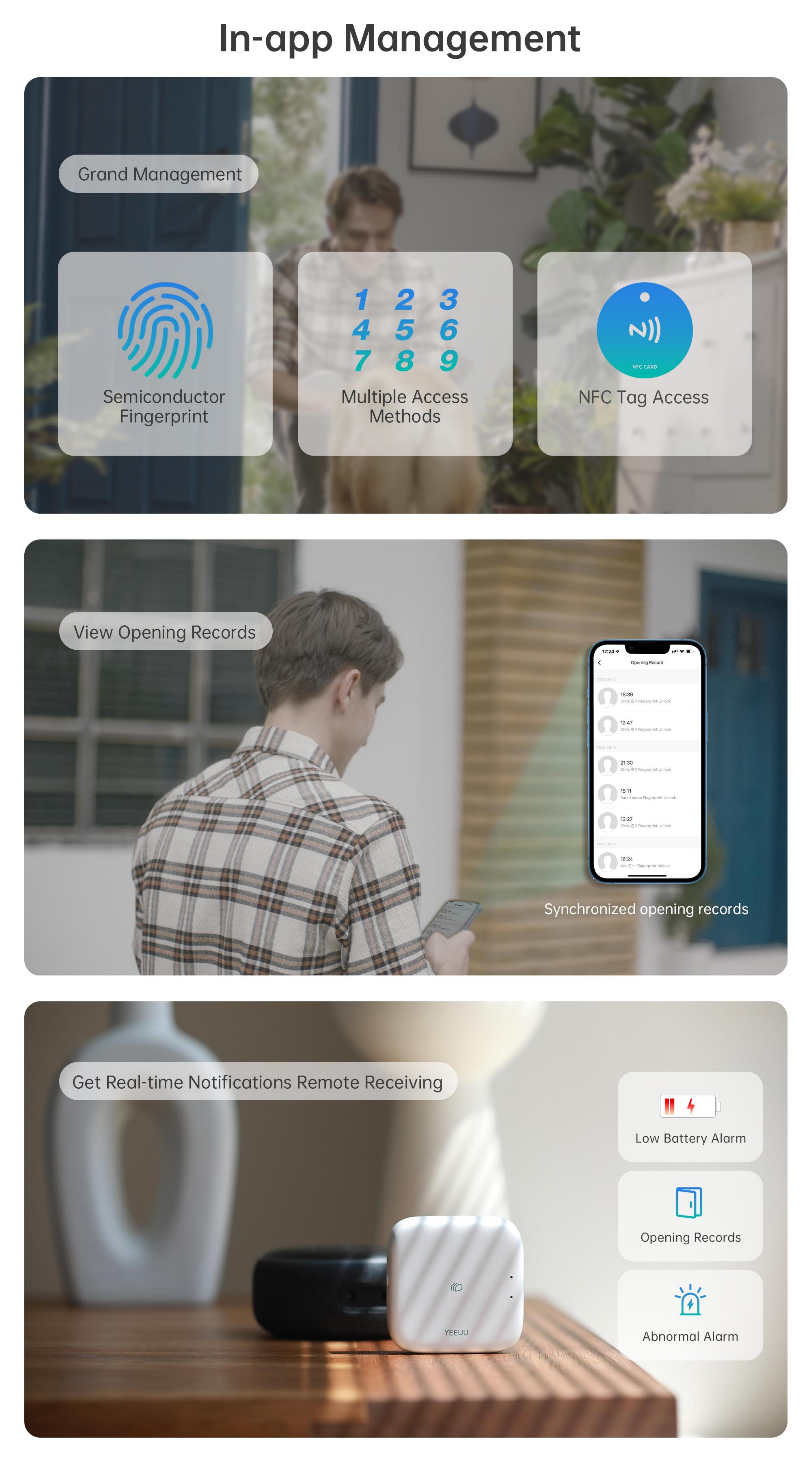 Remote Access, Emergency Key, Voice Control